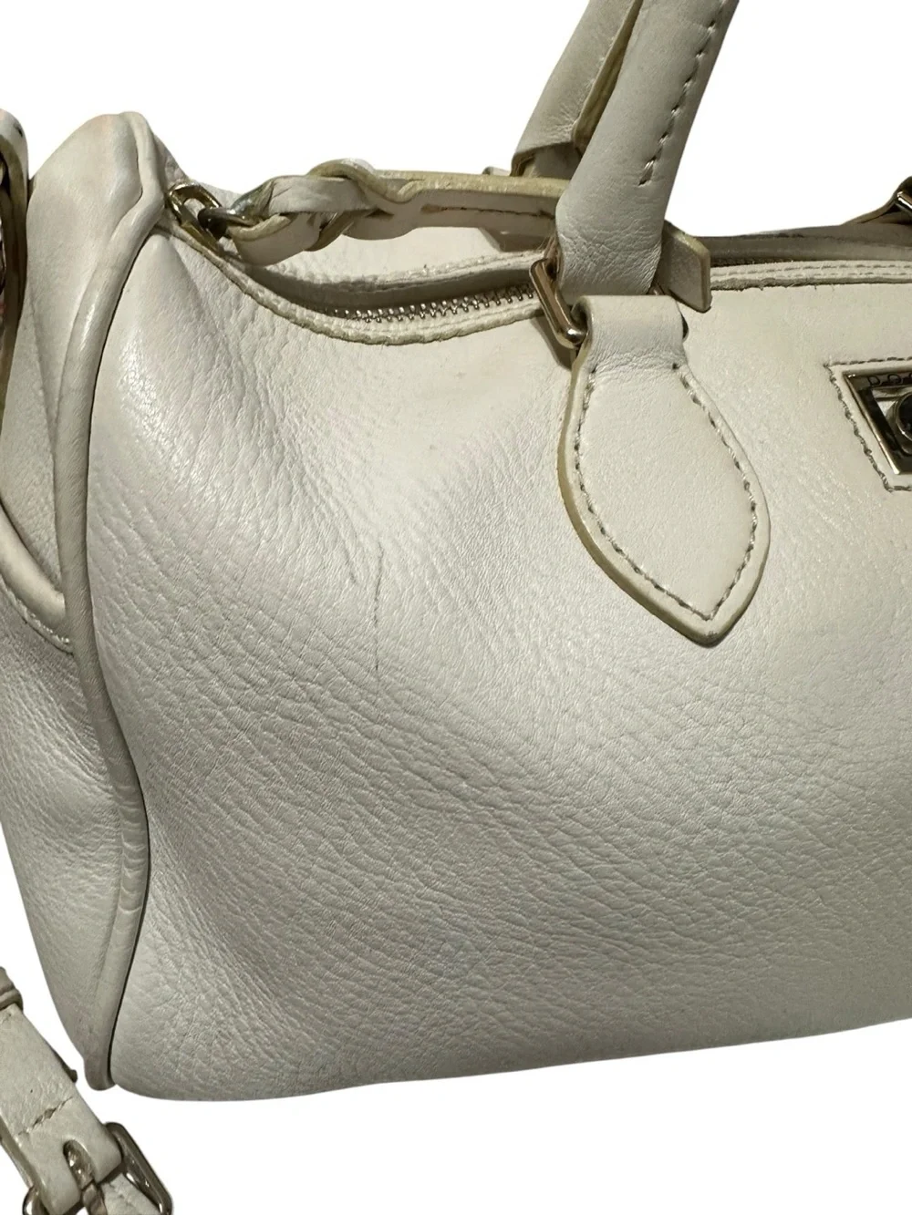 Dooney & Bourke Dillen Pebble Leather Satchel Barrel Doctor Bag - Picture 14 of 16